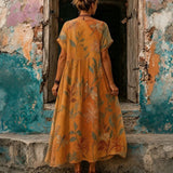 Robe Vintage À Imprimé Floral