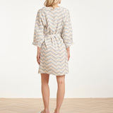 Vestido Feminino com Estampado Chevron | Multicolor