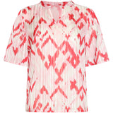 Top Feminino com Estampado Azteca Gráfico em Rosa e Vermelho | Red - Pink