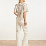 Top Feminino com Estrutura Metálica | Off White