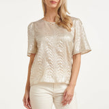 Top Feminino com Estrutura Metálica | Off White