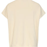 Dames Top Met V-Hals En Trekkoord | Off White