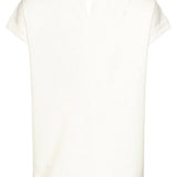 Elegante Witte Top Met Kapmouwtjes | Off White