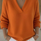 Vivelle™ | Camisola Decote em V Descontraída