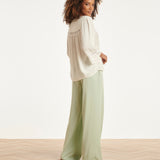 Gebroken Wit Blouse Met Kant En Fijne Details | Off White