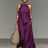 Lia | Vestido Maxi com Bolsos