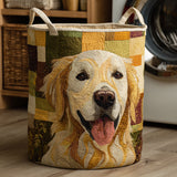 SUNNY | Cesto de Roupa Suja Golden Retriever Feliz