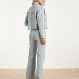 Jeans Wide Leg de Cintura Alta | Denim