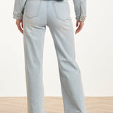 Jeans Wide Leg de Cintura Alta | Denim