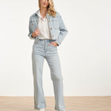 Jeans Wide Leg de Cintura Alta | Denim