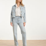 Jeans Wide Leg de Cintura Alta | Denim