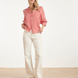 Jeans Wide Leg de Cintura Alta | Off White