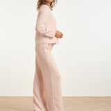 Blazer Clássico Estilo Tweed | Baby Pink
