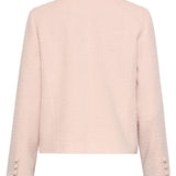 Blazer Clássico Estilo Tweed | Baby Pink