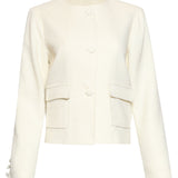 Blazer Clássico Estilo Tweed | Off White