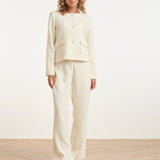 Blazer Clássico Estilo Tweed | Off White