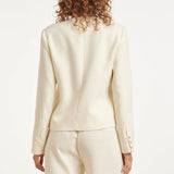 Blazer Clássico Estilo Tweed | Off White