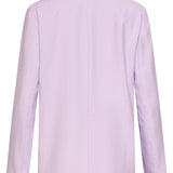 Linnen-Look Blazer Met Dubbele Knoopsluiting | Lilac