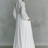 Vestido maxi minimalista