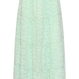 Maxi Rok Met Abstracte Structuur En Elastische Taille | Soft Green