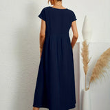 Gabriela— Vestido midi de elegância atemporal