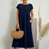 Gabriela— Vestido midi de elegância atemporal