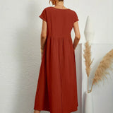 Gabriela— Vestido midi de elegância atemporal