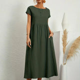 Gabriela— Vestido midi de elegância atemporal