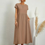 Gabriela— Vestido midi de elegância atemporal