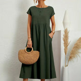 Gabriela— Vestido midi de elegância atemporal