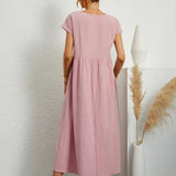Gabriela— Vestido midi de elegância atemporal