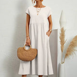 Gabriela— Vestido midi de elegância atemporal