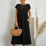 Gabriela— Vestido midi de elegância atemporal