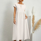 Gabriela— Vestido midi de elegância atemporal