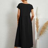 Gabriela— Vestido midi de elegância atemporal