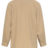 Top de Musselina com Decote V | Dark Sand