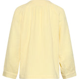 Top de Musselina com Decote V | Light Yellow