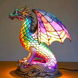 Candeeiro Brilhante Dragão Místico