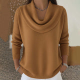 Julia | Camisola com Gola Drapeada