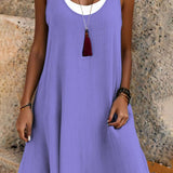 Ana | Vestido casual sem mangas