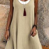 Ana | Vestido casual sem mangas