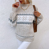 Camisola de Gola Alta Flocos de Neve Margot