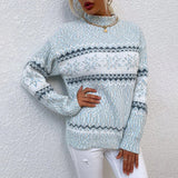 Camisola de Gola Alta Flocos de Neve Margot