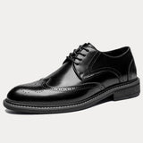 Sapatos Brogue de Couro