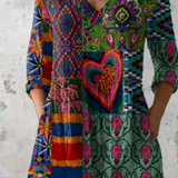 Delphine | Blusa Comprida com Decote em V