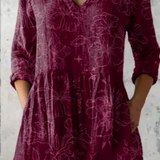 Florence | Blusa Comprida com Decote em V