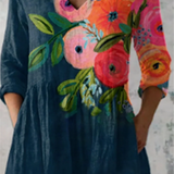 Genevieve | Blusa Comprida com Decote em V