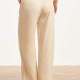 Soepel Dames Pantalon Met Wijde Pijpen | Sand