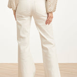 Straight Fit Jeans Met Hoge Taille | White
