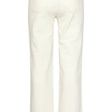Straight Fit Jeans Met Hoge Taille | White